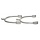 ARBO-INOX Edelstahl Sporen mittellanger Dorn 20 mm  Bild 1