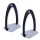 Stbben Steigbgel Maxi Grip schwarz silber  12cm Bild 1