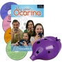 Englische Okarina LILA und COMPLETE Play your Ocarina Books Set Bild 1