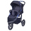 knorr-baby Baby Jogger Schlummerverdeck schwarz blau Bild 1