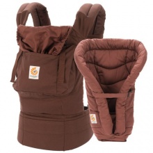 Ergobaby Babybauchtrage Organic dunkelbraun Bild 1