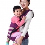 HappyCherry Babybauchtrage Komfort Sitzflche Violett Bild 1
