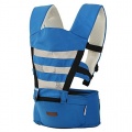 HappyCherry Babybauchtrage Komfort Sitzflche Blau Bild 1