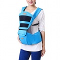 HappyCherry 3-36 Monate Babybauchtrage Blau Bild 1