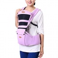 HappyCherry Fr 3-36 Monate Babybauchtrage Violett Bild 1