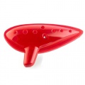 Rocket Music OCA01RD Plastik Ocarina rot Bild 1