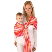 Womar Babytragetuch HUG ME rot orange Bild 1