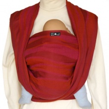 DIDYMOS Babytragetuch Welle rot Gr. 7 Bild 1