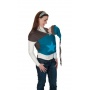 ByKay Babytragetuch Braun Petrol Stern Trkis M Bild 1
