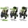 Baby-Joy Fusack fr Kinderwagen Fleece schwarz Bild 5