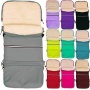 Baby-Joy Fusack fr Kinderwagen Schnurwolle Grau Bild 1