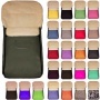 Baby-Joy Fusack fr Kinderwagen Lammfell Olive Bild 1