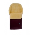 Kaiser Fusack fr Kinderwagen Medizinfell Pflaume Bild 1