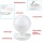 Deallink Wireless LED Nachtlicht mit Touch Sensor Weiß Bild 5