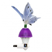 StillCool Nachtlicht LED Lila Butterfly Fibre Optic Bild 1