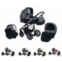 Clamaro Kombikinderwagen 3in1 Alu Isofix Leinen Braun Bild 1