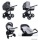 Clamaro Kombikinderwagen 3in1 Alu Isofix Leinen Braun Bild 4