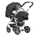 Gesslein Kombikinderwagen F4 Air Plus Baby denim beige Bild 1