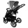 Zekiwa Kombikinderwagen Prestige Butterfly Grau Orange Bild 4