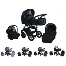 Clamaro 3 in 1 Kombikinderwagen Alu Isofix schwarz Bild 1