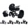Clamaro 3 in 1 Kombikinderwagen Alu Isofix schwarz Bild 1