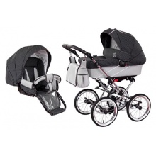 Zekiwa Tramper Kombikinderwagen Set Schwarz Grau Bild 1