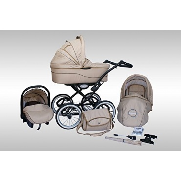 Clamaro 3 in 1 Kombikinderwagen Set Isofix Schwarz Bild 1