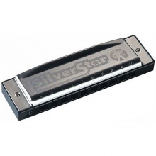 Hohner Silver Star Harmonica In D Mundharmonika Bild 1