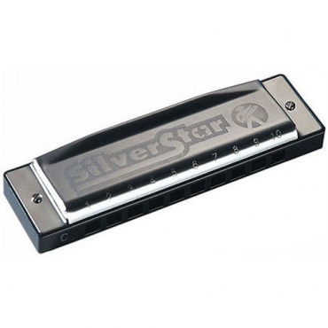 Hohner Silver Star Harmonica In D Mundharmonika Bild 1