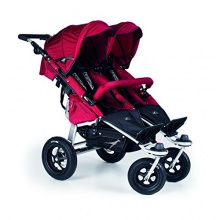 TFK Zwillingskinderwagen Twinner Twist Duo Cranberry Bild 1