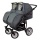 Zekiwa Zwillingskinderwagen Komplettset grau minze Bild 5