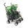 Chic 4 Baby Zwillingskinderwagen inkl. Regenhaube grn Bild 2