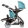 Kidz Kargo Zwillingskinderwagen Silber Trkis Bild 1