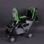 BambinoWorld Zwillingskinderwagen Grn Top Design  Bild 1