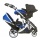 KidzKargo Zwillingskinderwagen schwarz blau Bild 3