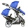 KidzKargo Zwillingskinderwagen schwarz blau Bild 5