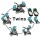 Kidz Kargo Zwillingskinderwagen Trkis Duellette Bild 1