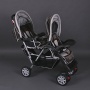 BambinoWorld Zwillingskinderwagen braun Bild 1