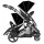 Kidz Kargo Zwillingskinderwagen schwarz  Bild 5