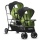 Joovy Zwillingskinderwagen Big Caboose grn Bild 1