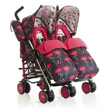Cosatto Supa Dupa Zwillingskinderwagen Flamingo Fling Bild 1