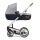 Mutsy Kinderwagen Igo White & Blue Gestell Silber Bild 1