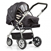 Gesslein Kinderwagen M4 inkl. Tragetasche silber Bild 1