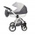 Magic Mubndo Luxus Kinderwagen Moretti grau blumen Bild 1