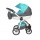 Magico Mundo Luxus Kinderwagen Moretti grau trkis Bild 1