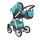 Magico Mundo Luxus Kinderwagen Moretti grau trkis Bild 2