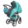 Magico Mundo Luxus Kinderwagen Moretti grau trkis Bild 3