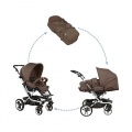 teutonia Kinderwagen Soft Tragetasche walnuss braun Bild 1