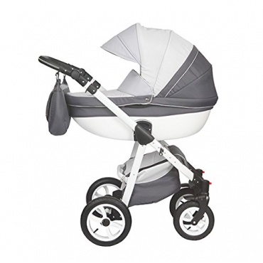 Magico Mundo Luxus Kinderwagen Moretti grau silber Bild 1