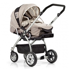 Gesslein Kinderwagen M4 inkl. Tragetasche sand creme Bild 1